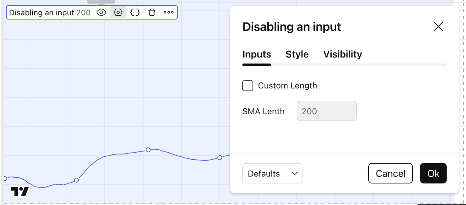 How to Enable or Disable Inputs in Pine Script v6 (Conditional Inputs ...